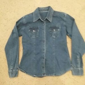 Riders denim blouse